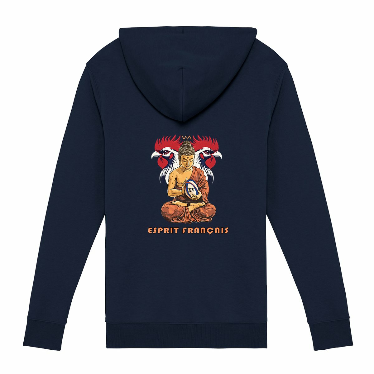 Sweat Capuche Unisexe "Esprit Français"