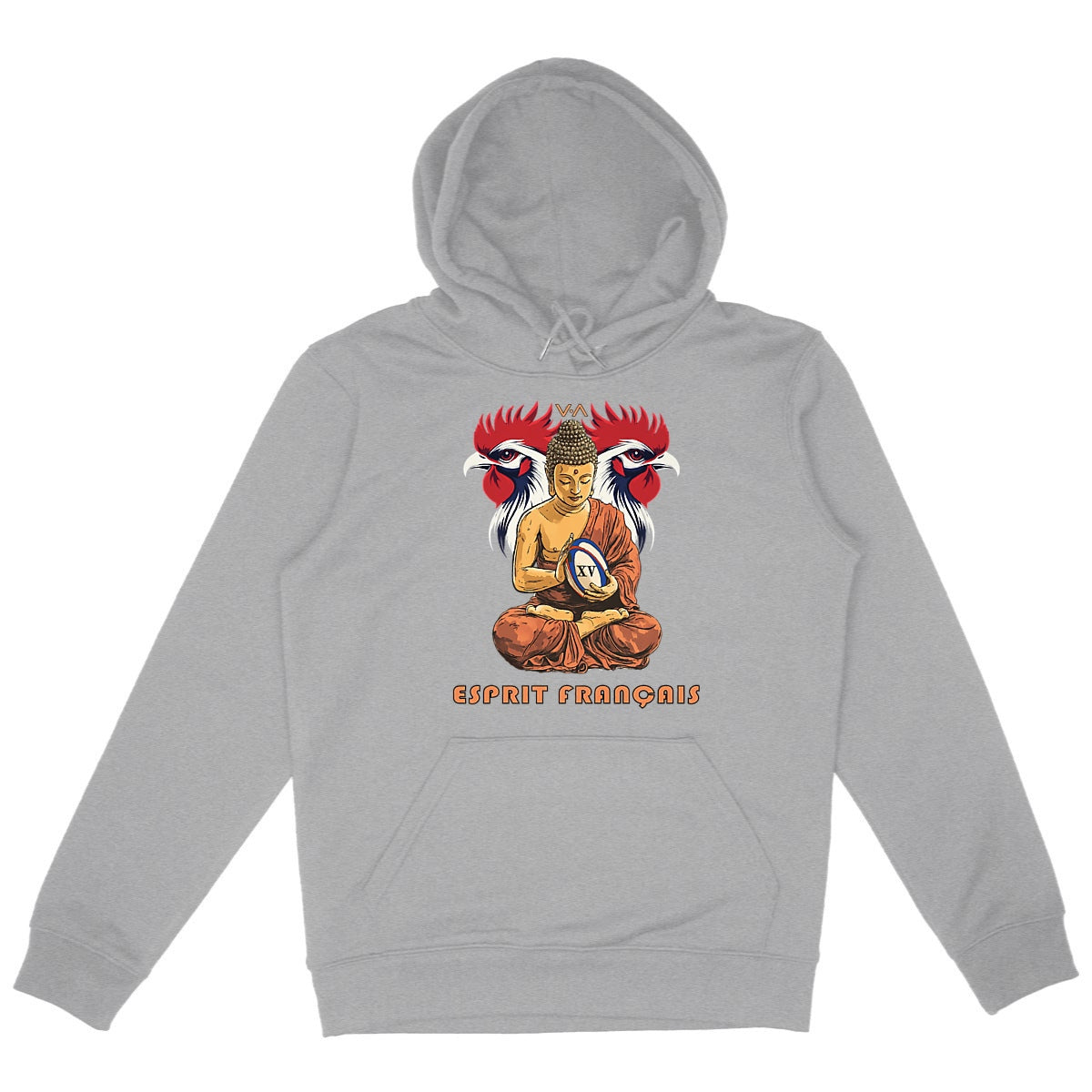 Sweat Capuche Unisexe "Esprit Rugby"
