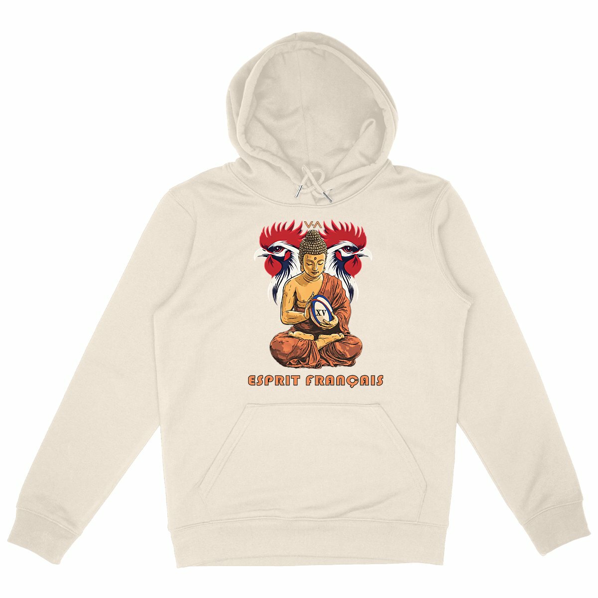 Sweat Capuche Unisexe "Esprit Rugby"