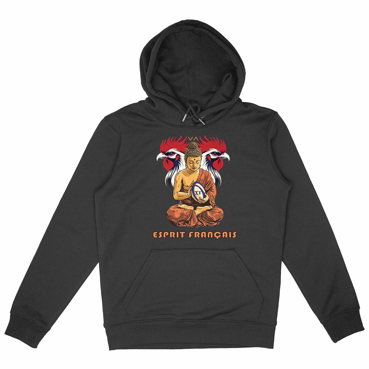 Sweat Capuche Unisexe "Esprit Rugby"