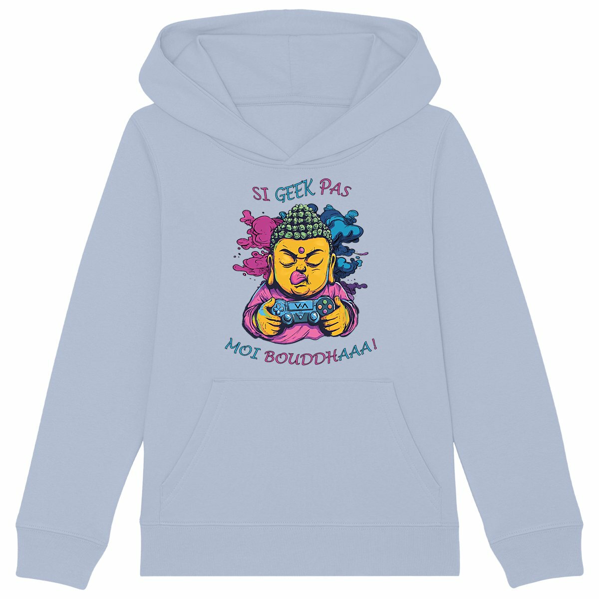 Sweat Capuche Enfants "Moi Bouddhaaa"