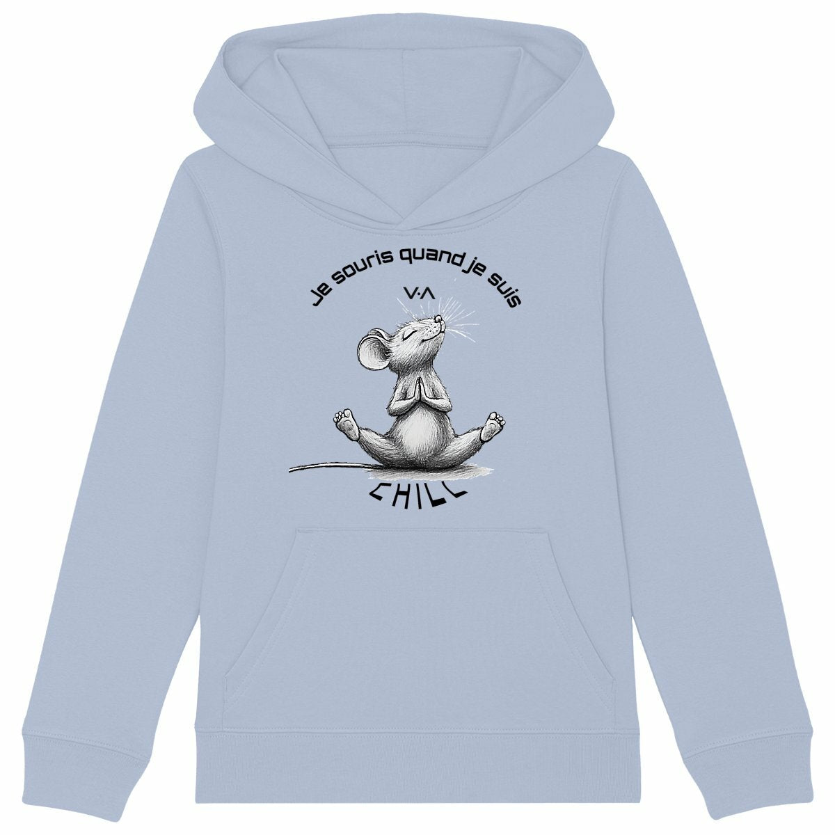 Sweat capuche enfant "Souris chill"