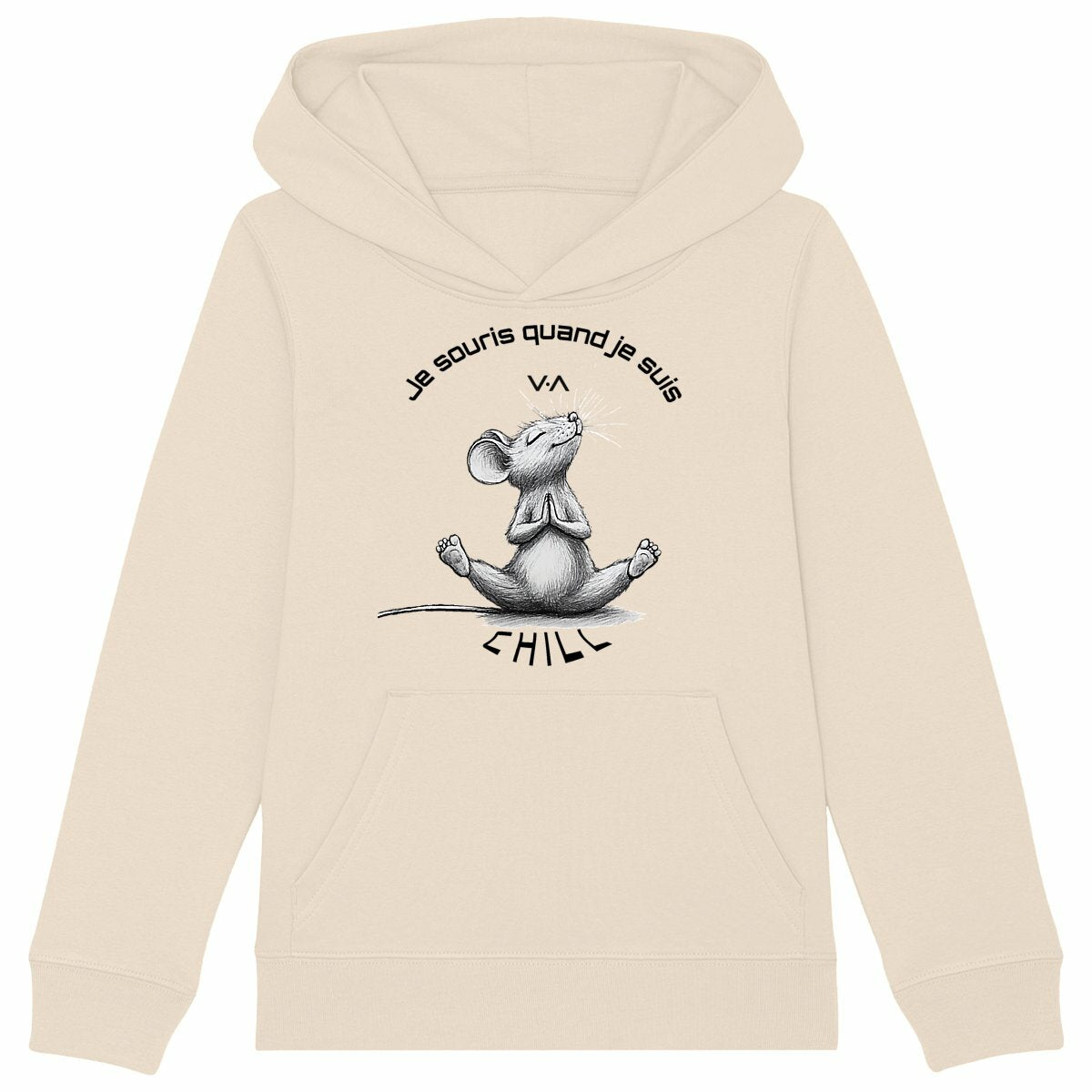 Sweat capuche enfant "Souris chill"