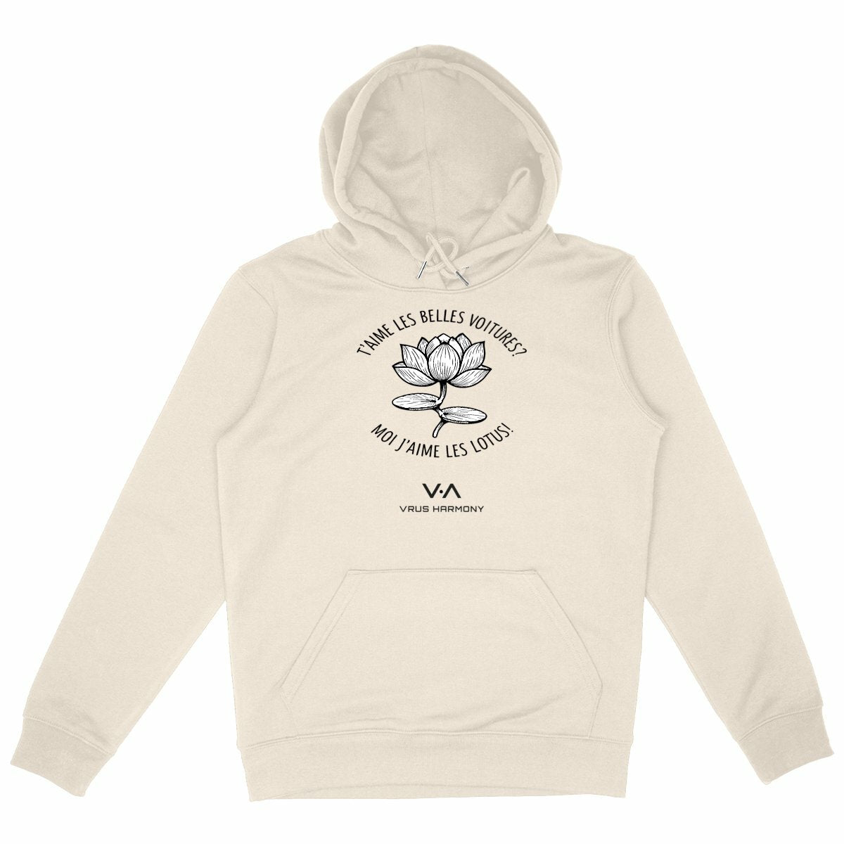 Sweat Capuche Epais Unisexe" t'aime les belles voitures"