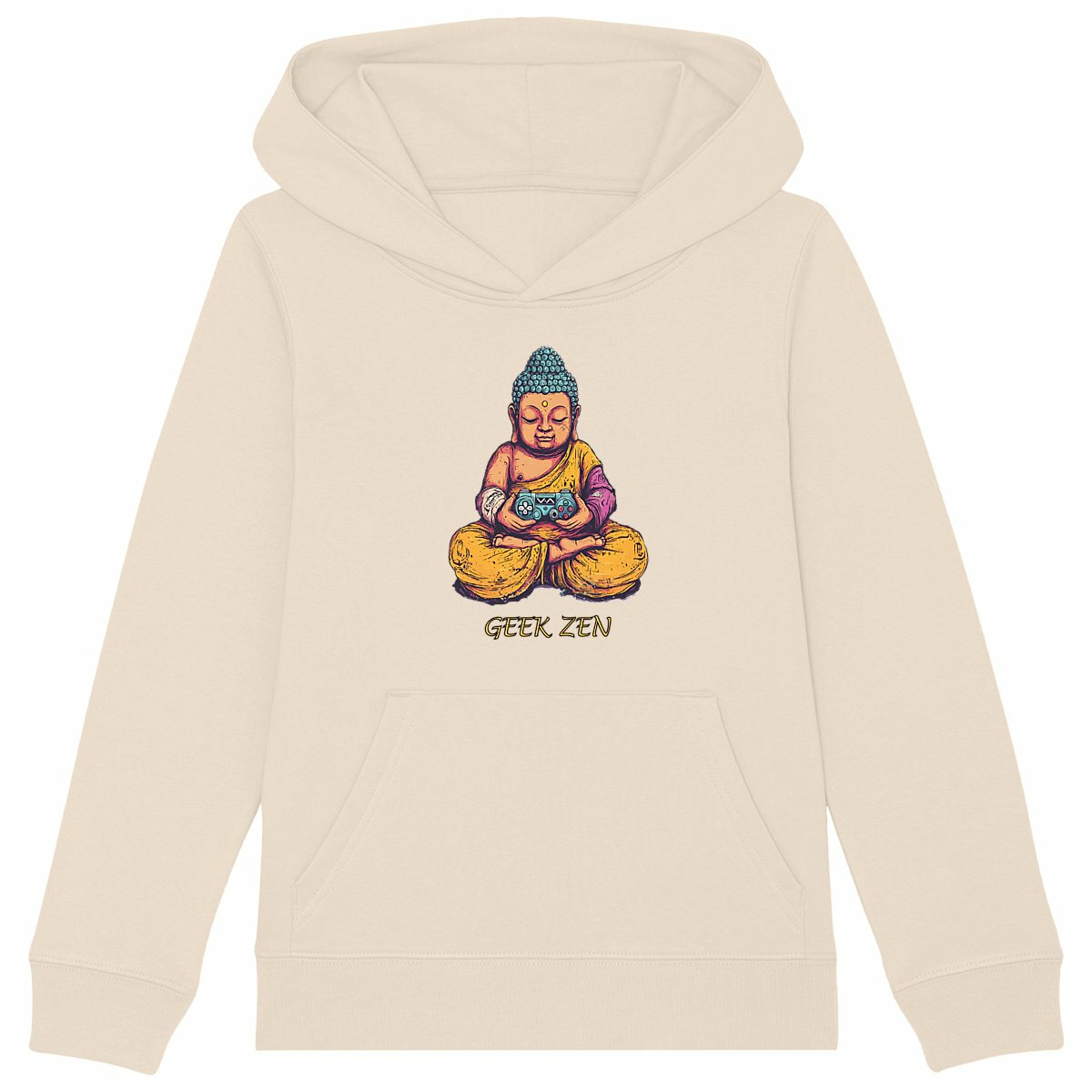 Sweat Capuche Enfant "Geek Zen"