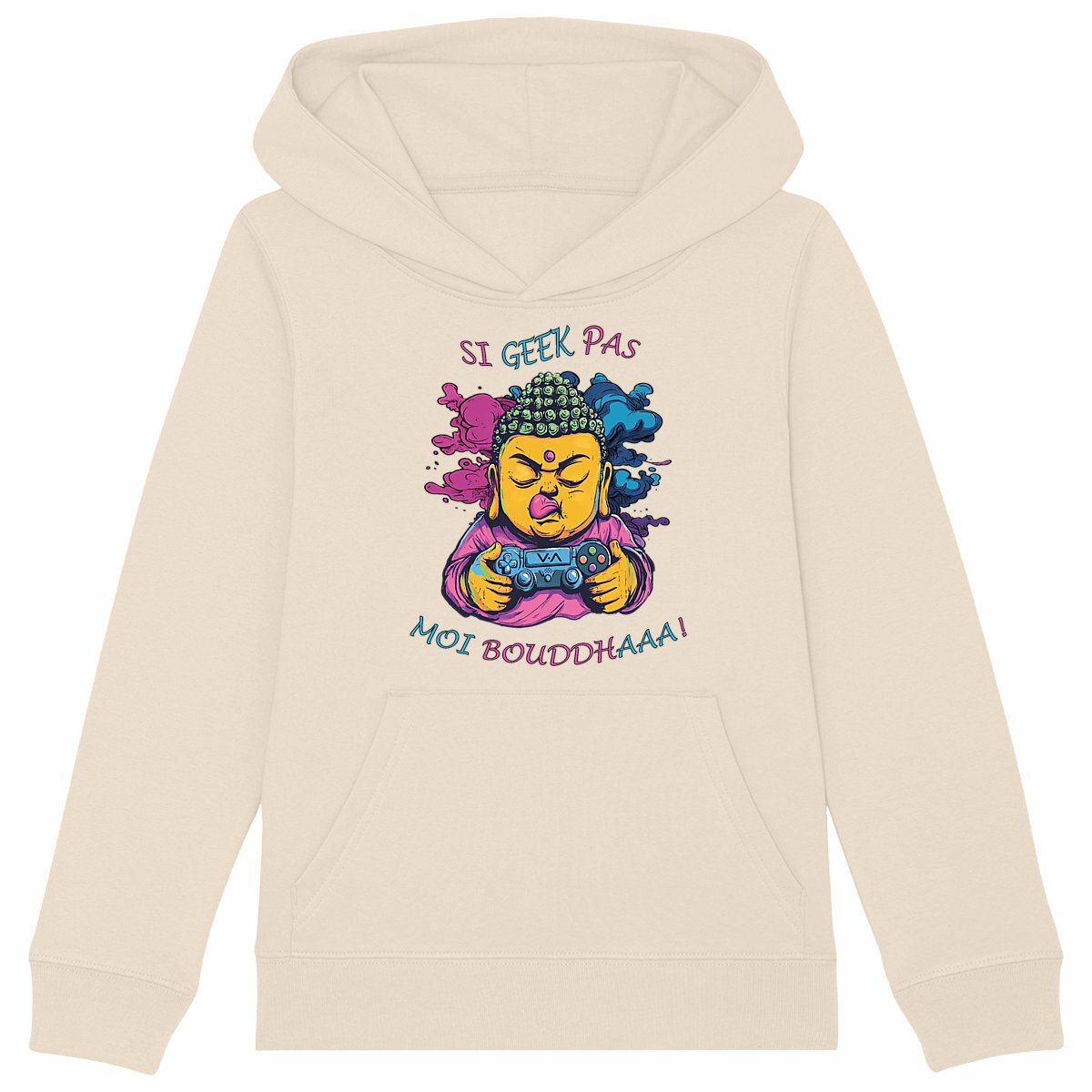 Sweat Capuche Enfants "Moi Bouddhaaa"