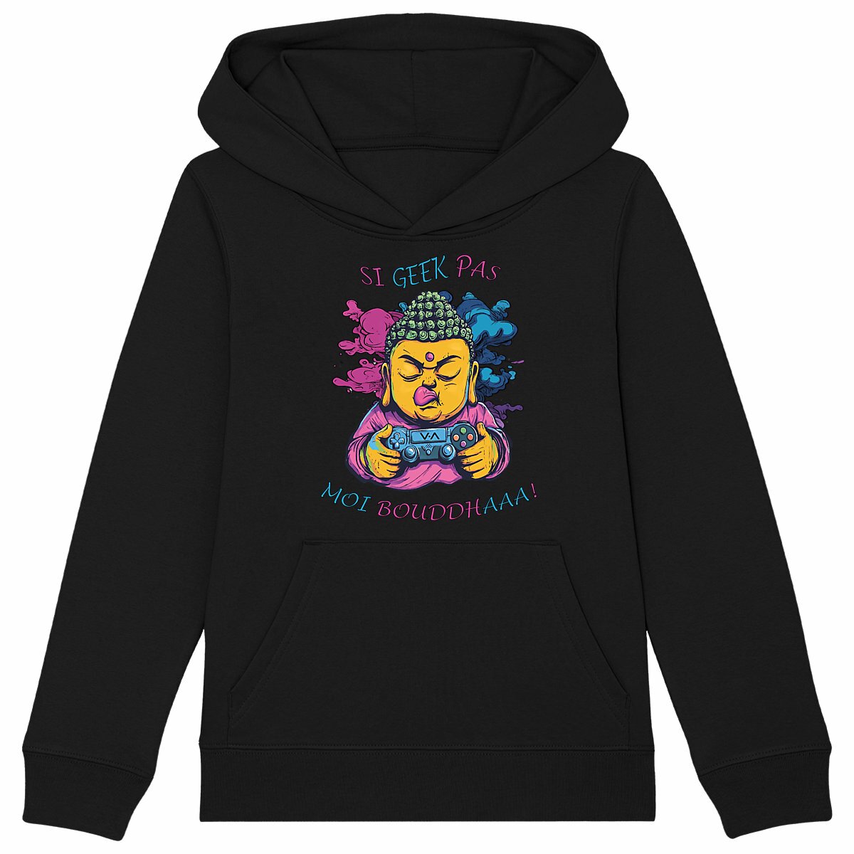 Sweat Capuche Enfants "Moi Bouddhaaa"